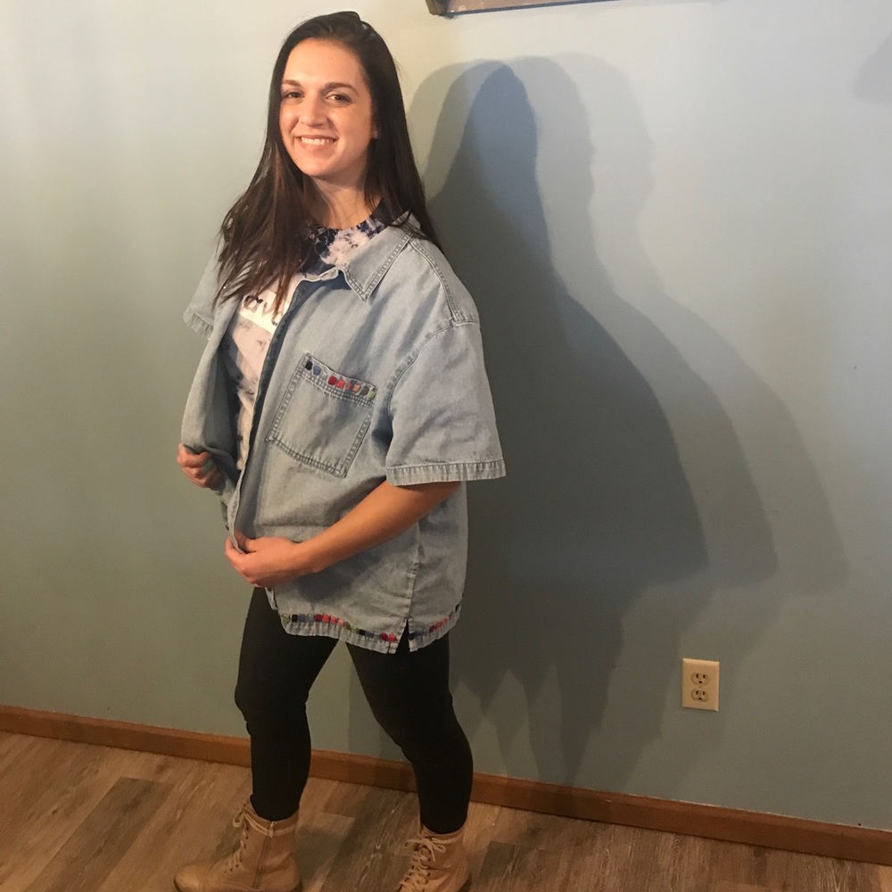 Vintage C.J. Banks jean shirt